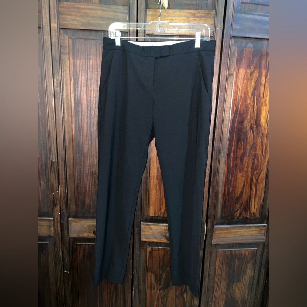 Theory Black Straight-Leg Women's Trousers